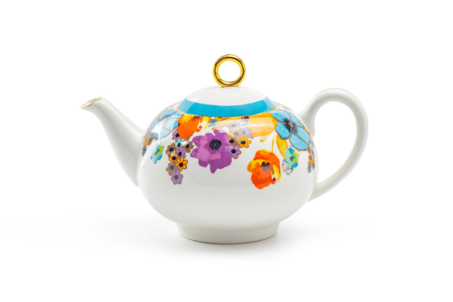 Grace Teaware Meadow Joy Fine Porcelain Teapot