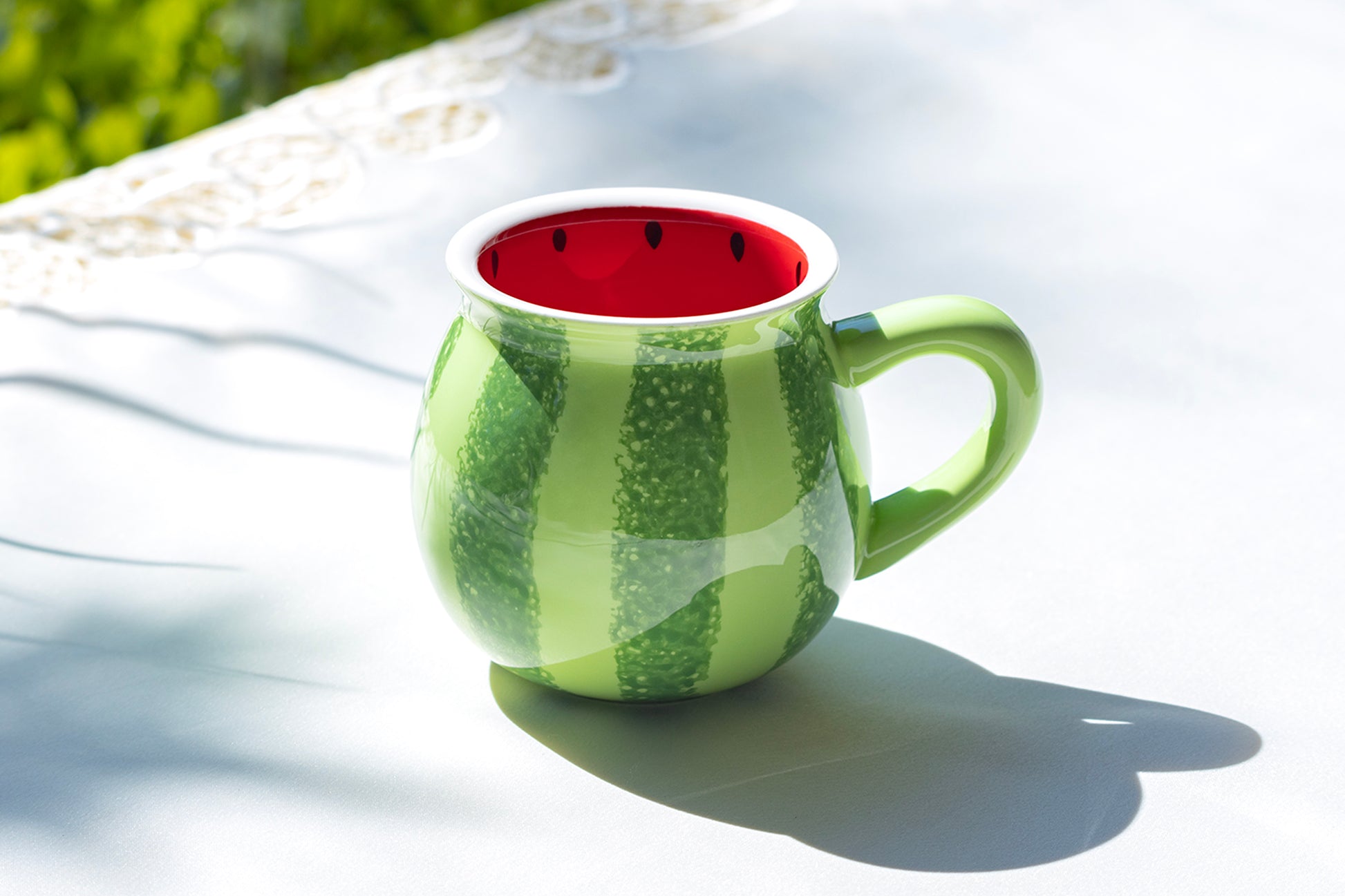 Terramoto Ceramic Summer Watermelon Hand Crafted Mug