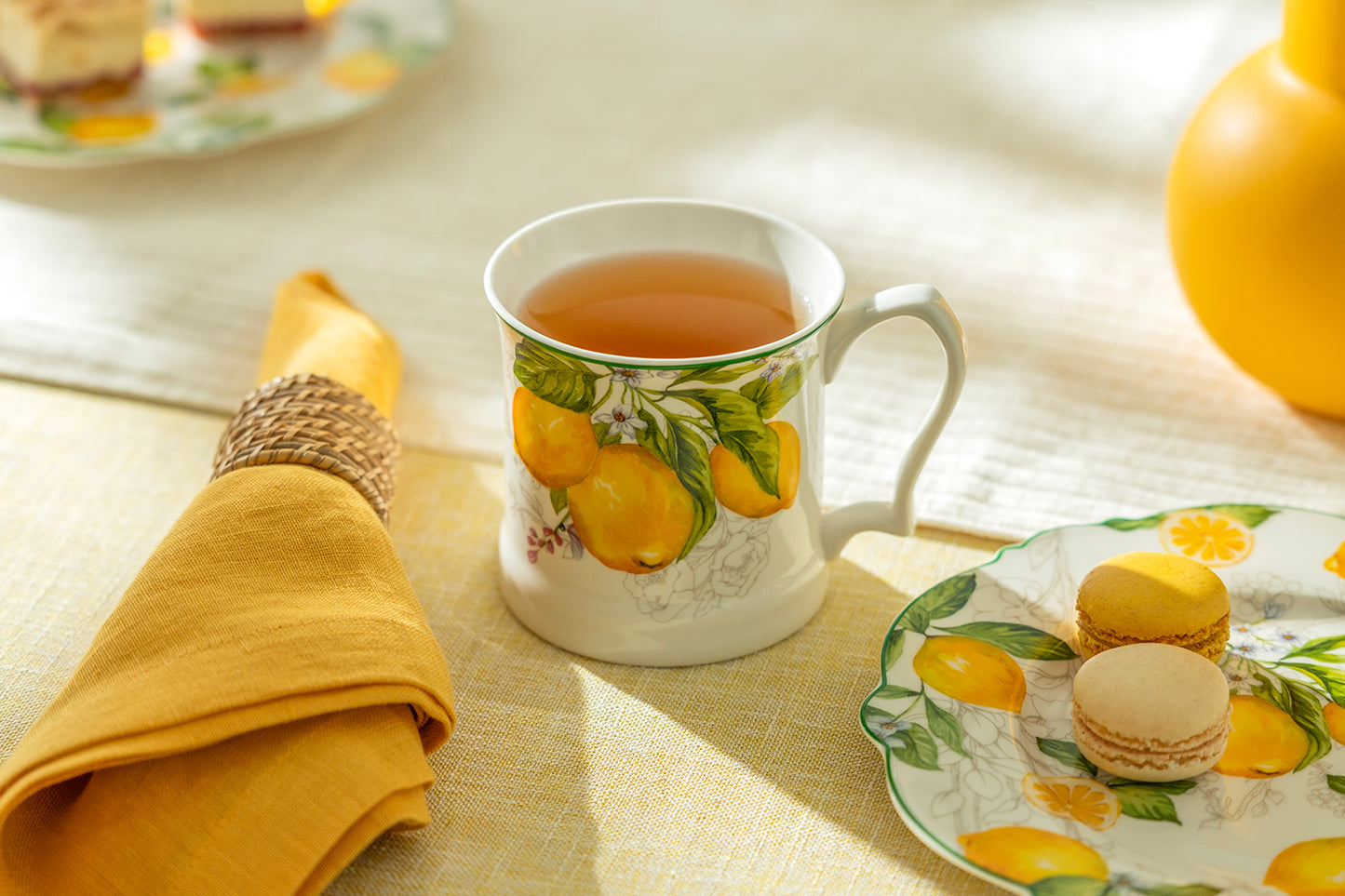 Lemon Garden Fine Porcelain Mug