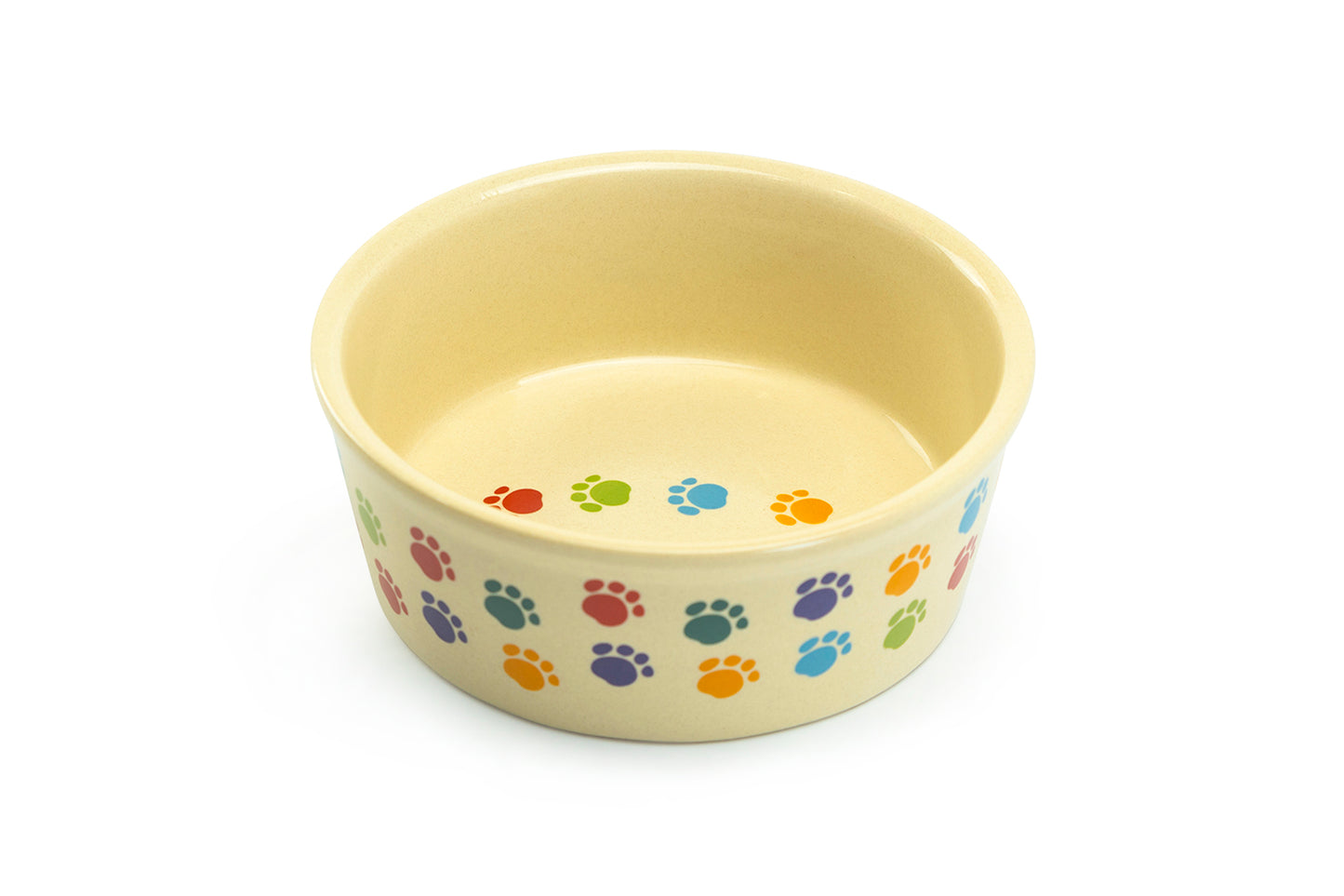 Fido's Diner Color Paws Ceramic Pet Bowl