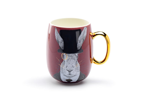 Sweet Living Hipster Rabbit Large Coffee Mug
