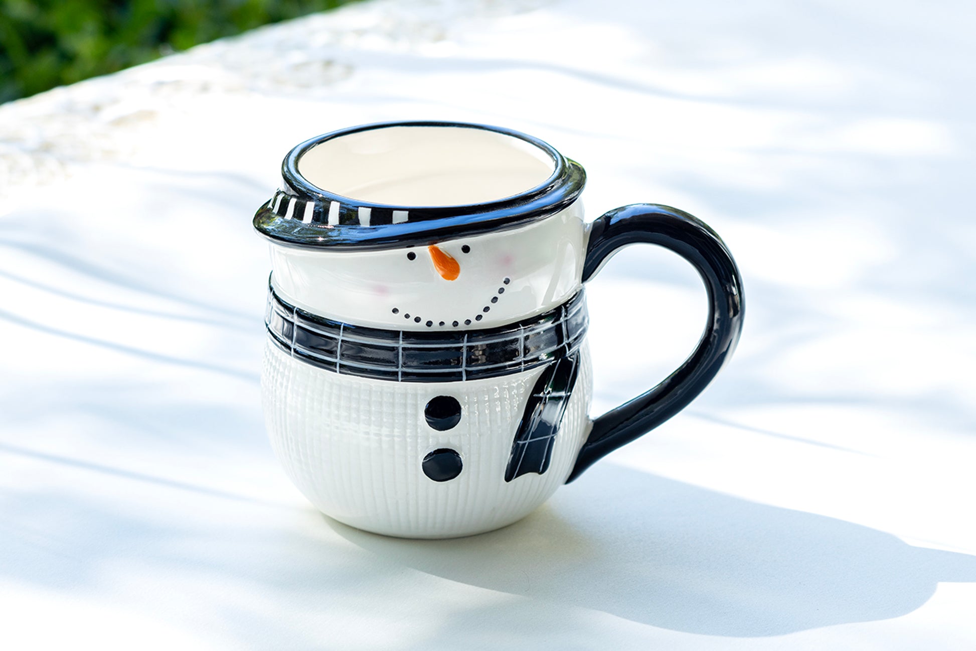 Potter's Studio Holiday Christmas Snowman Coffee Tea Mug