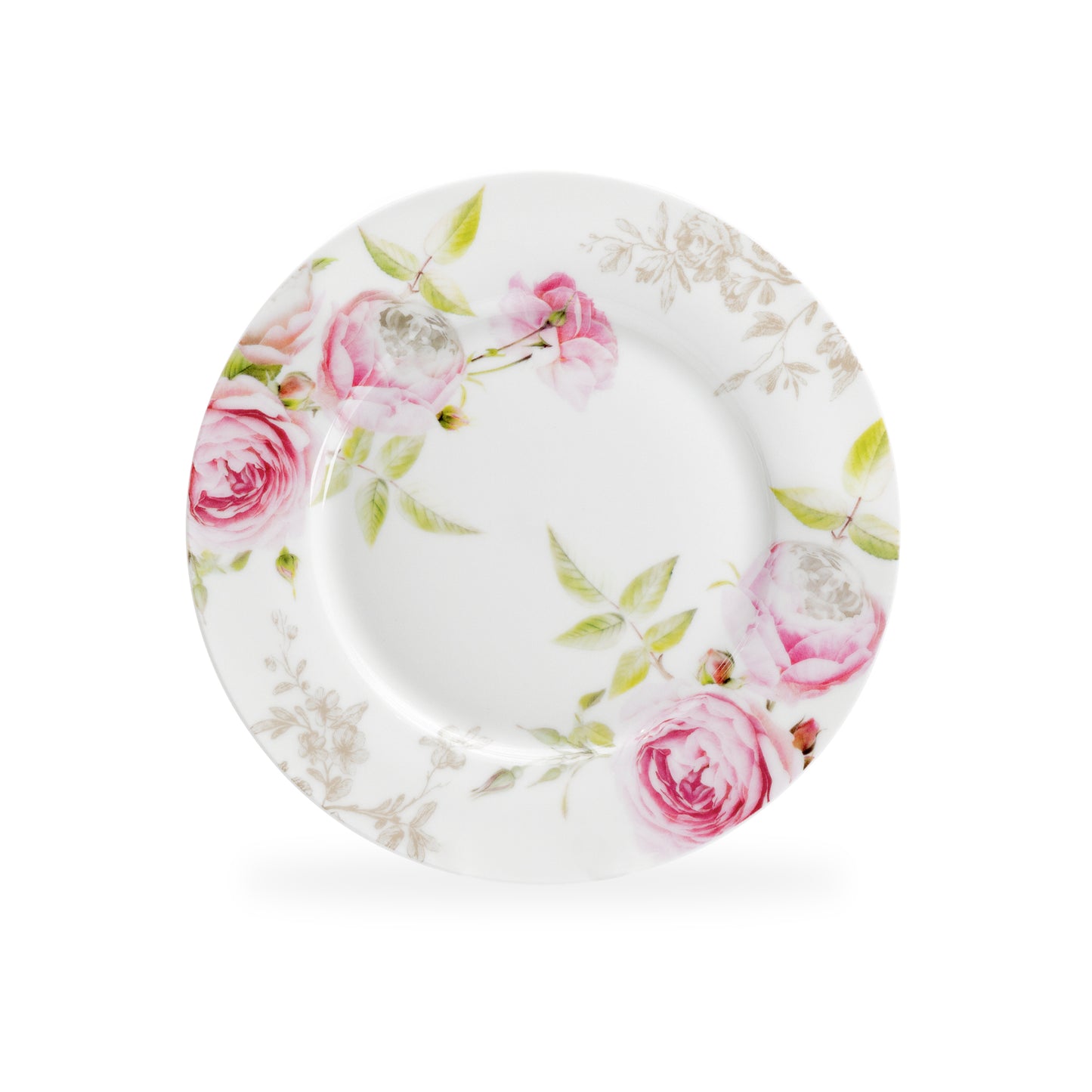 Stechcol Gracie Bone China 7.5" Beau Rose Bone China Dessert Salad Plate