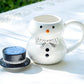 Snowman Coffee Mug with Lid