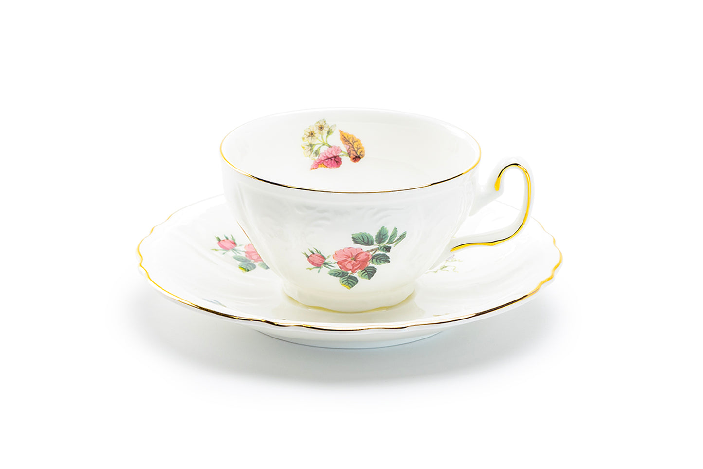 Gracie Bone China Anna Garden Bone China Cup and Saucer