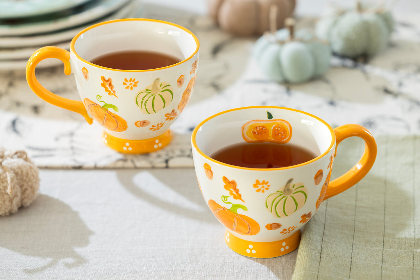 Pumpkins Orange Latte Mug
