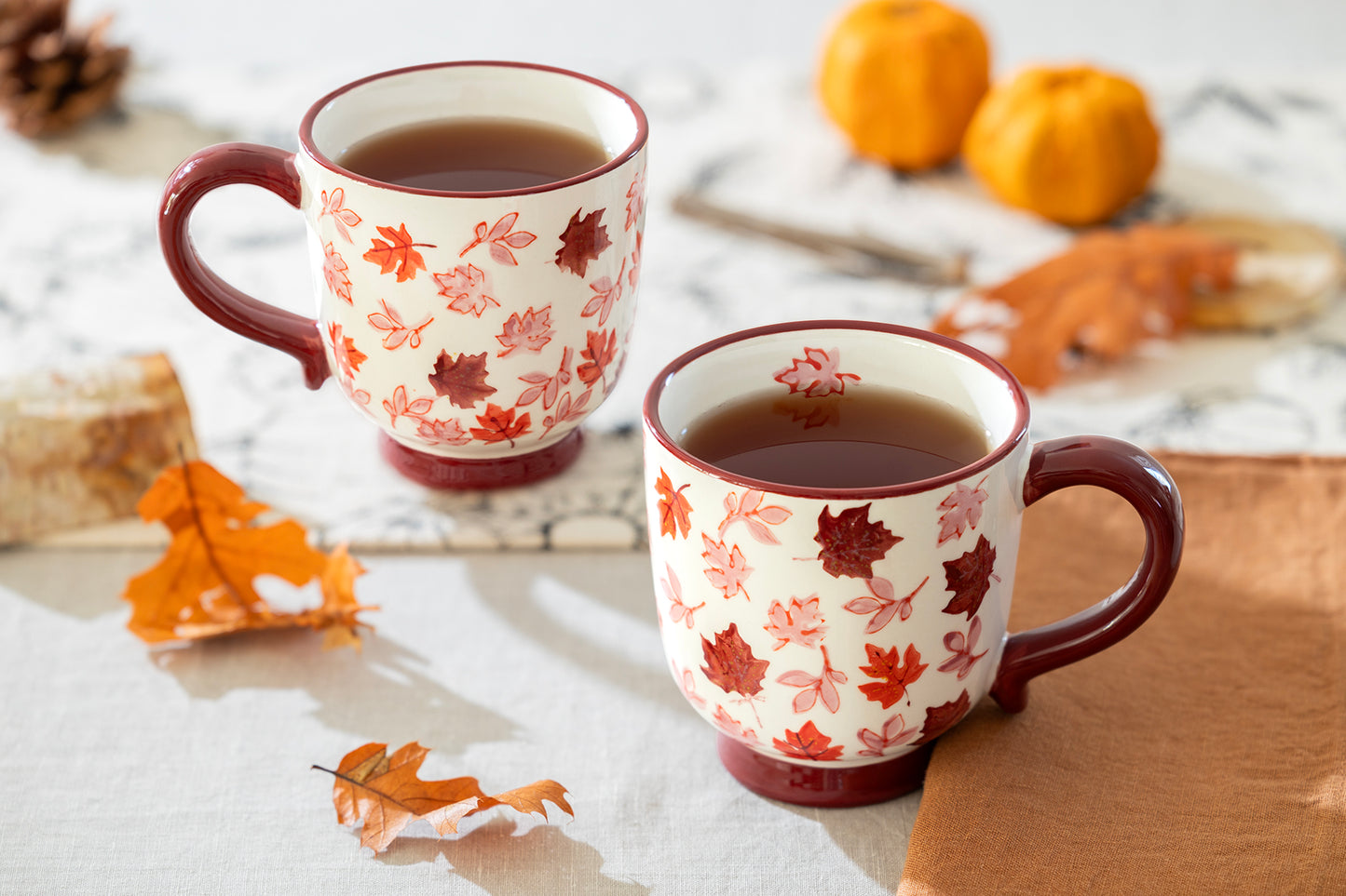 Maple Leaf Footed Mug