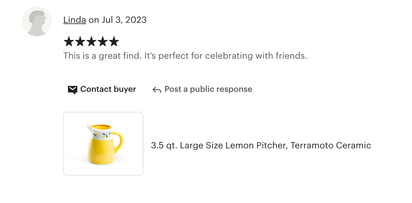 Lemon Pitcher