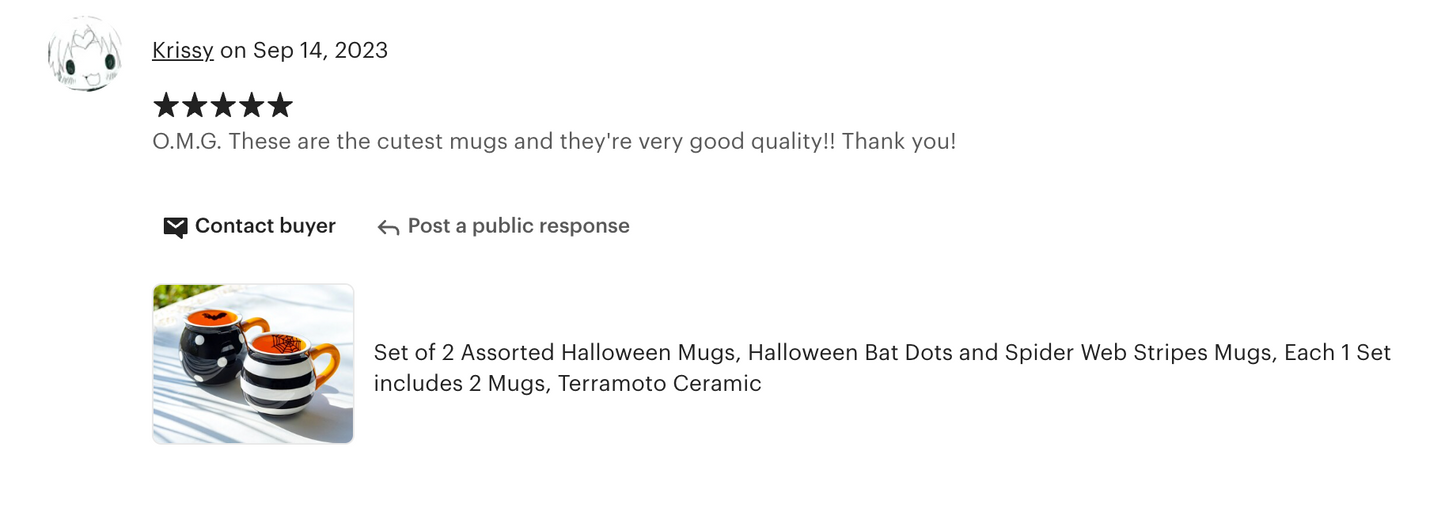 Halloween Bat Dots and Spider Web Stripes Mugs
