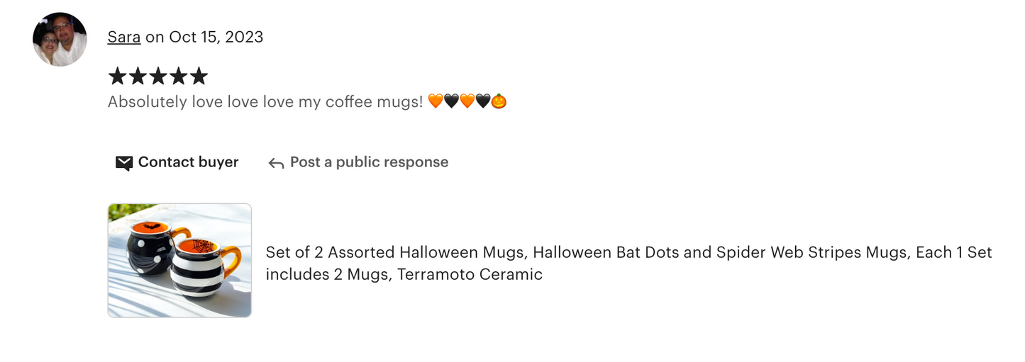 Halloween Bat Dots and Spider Web Stripes Mugs