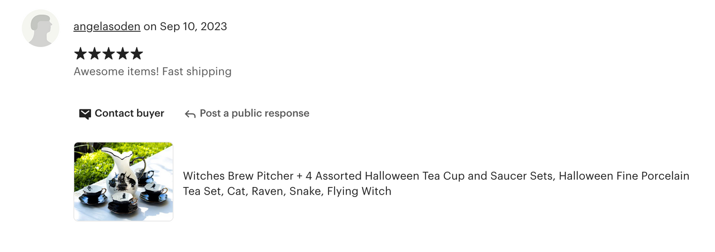 Witches Brew Pitcher + 4 Assorted Halloween Tea Cup and Saucer Sets - Ver. A