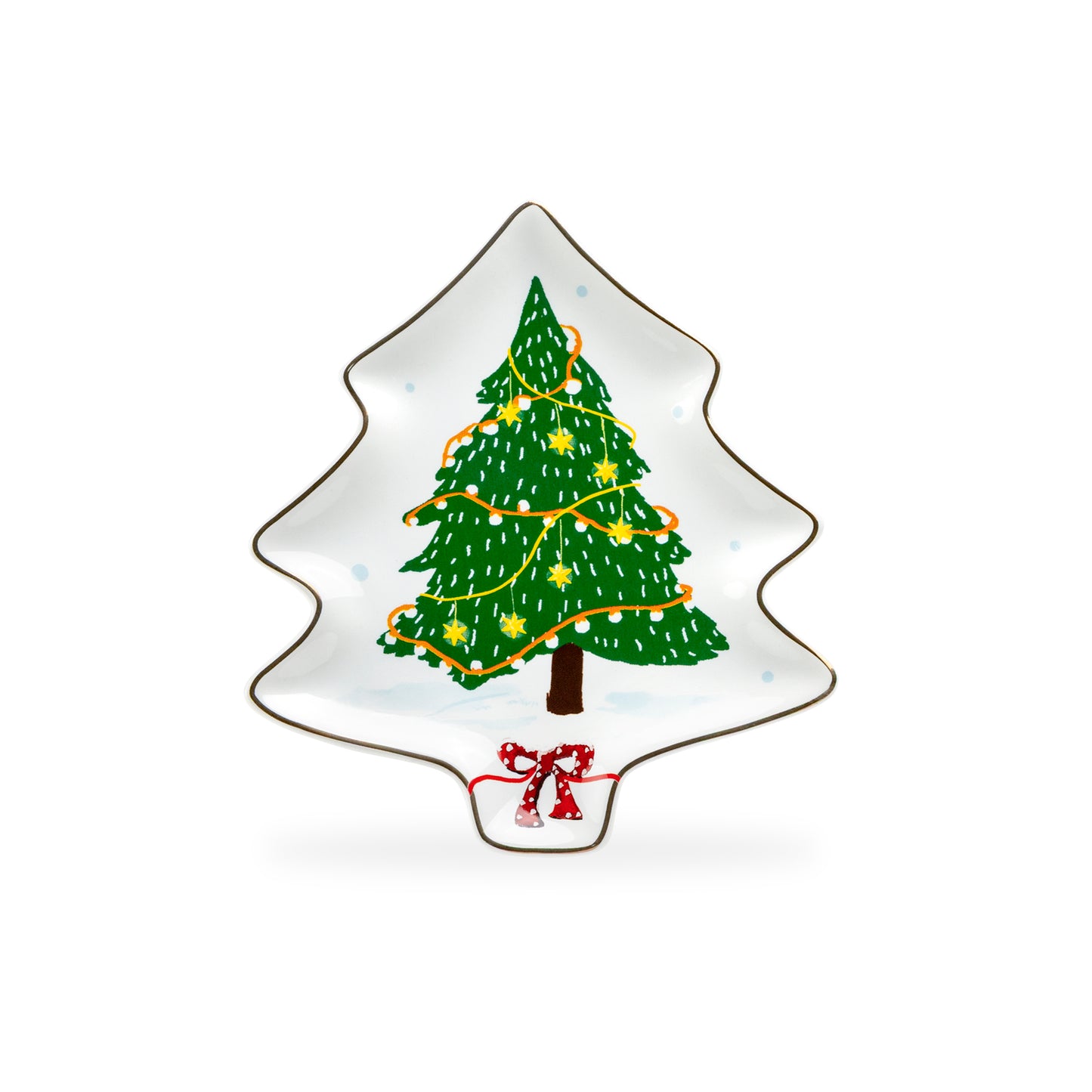 Festive Tree Delight Assorted Dish Set of 4