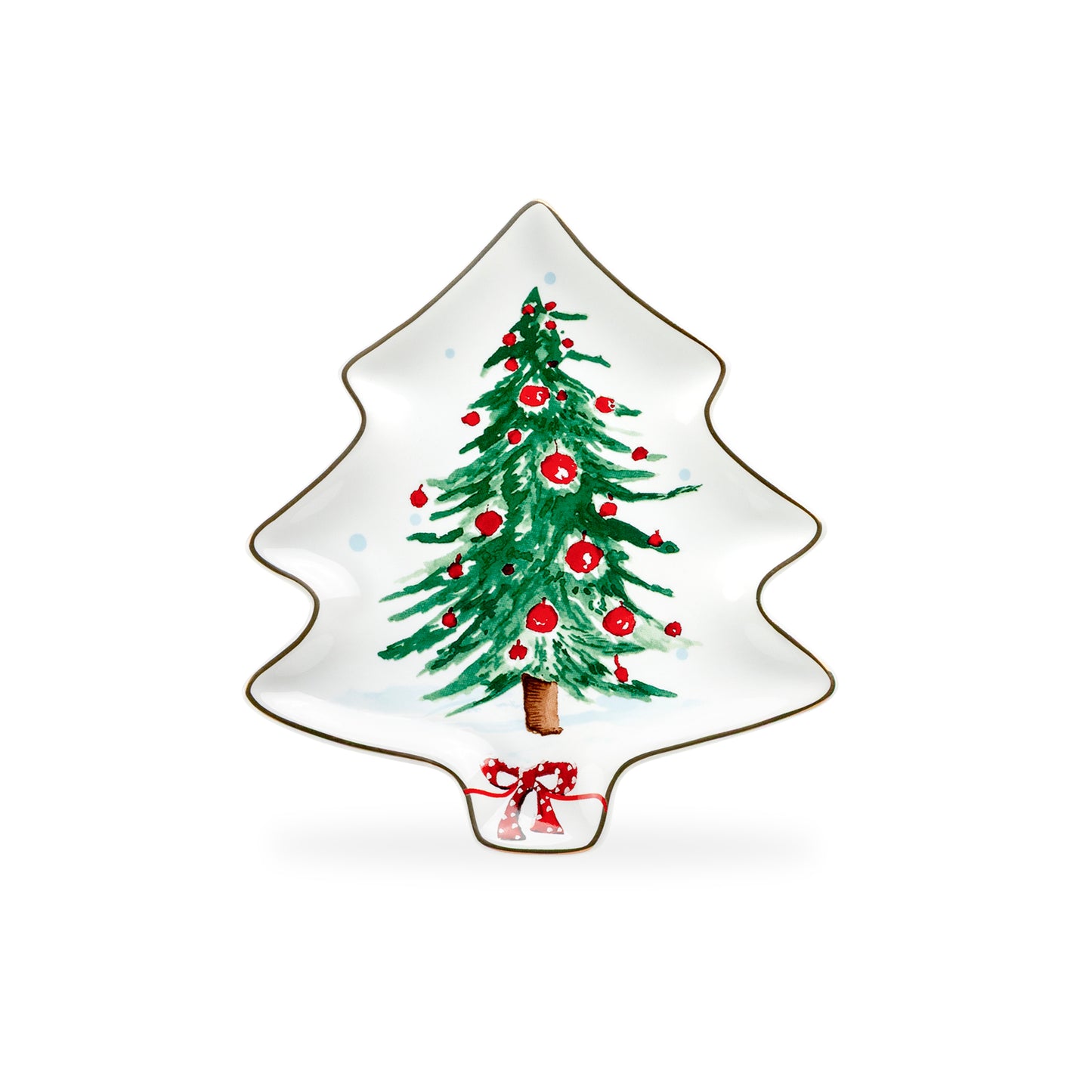 Festive Tree Delight Assorted Dish Set of 4