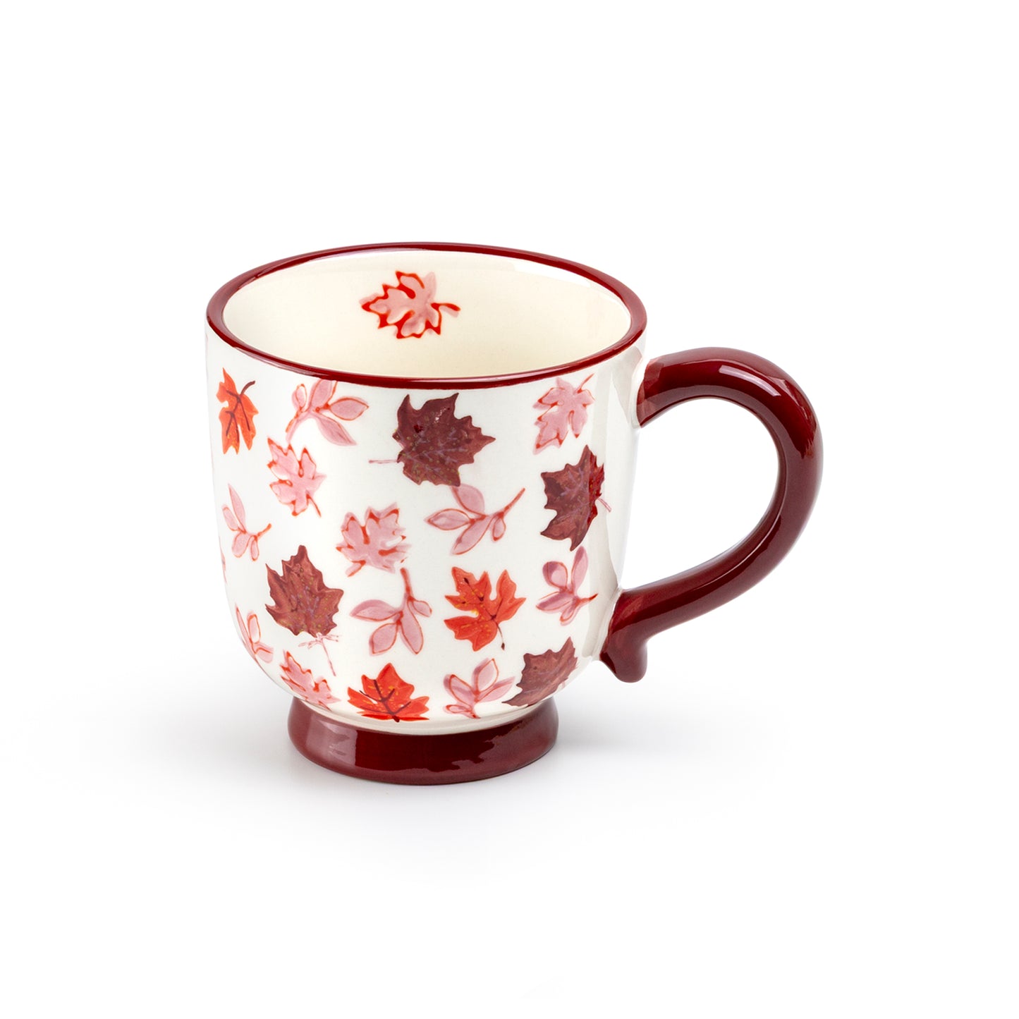 Maple Leaf Footed Mug