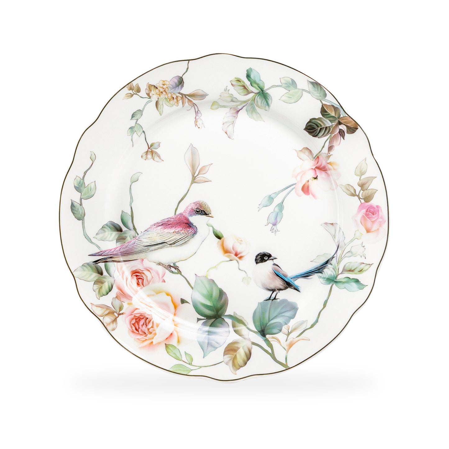 Magnolia Garden Fine Porcelain Dessert/Dinner Plate