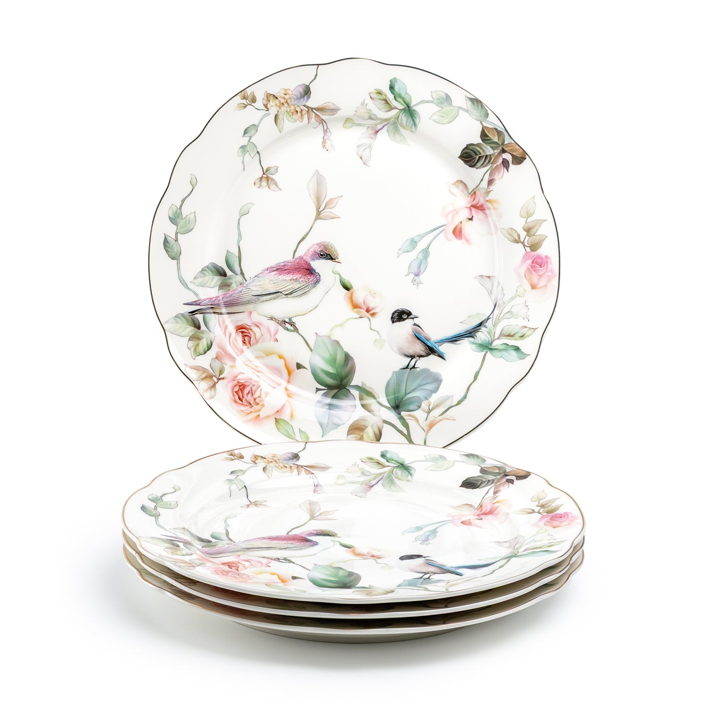 Magnolia Garden Fine Porcelain Dessert/Dinner Plate