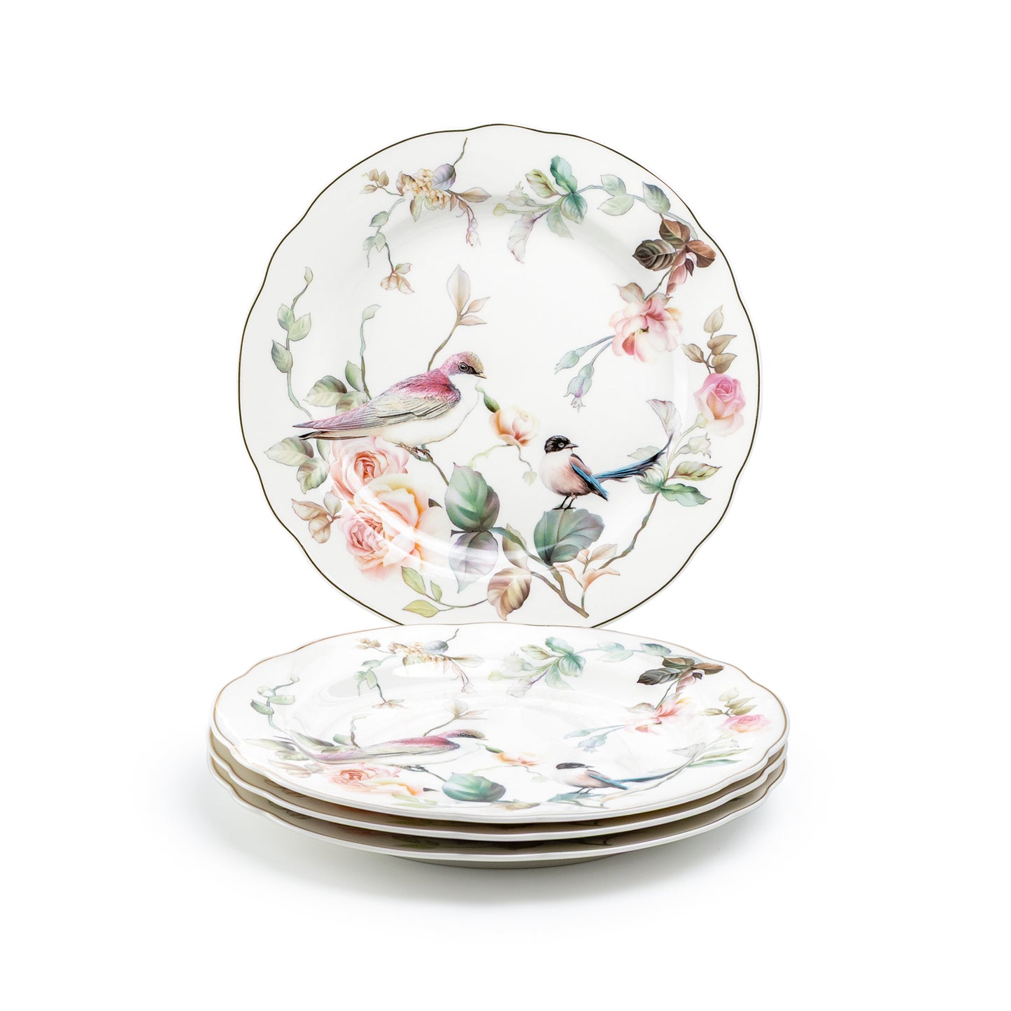Magnolia Garden Fine Porcelain Dessert/Dinner Plate
