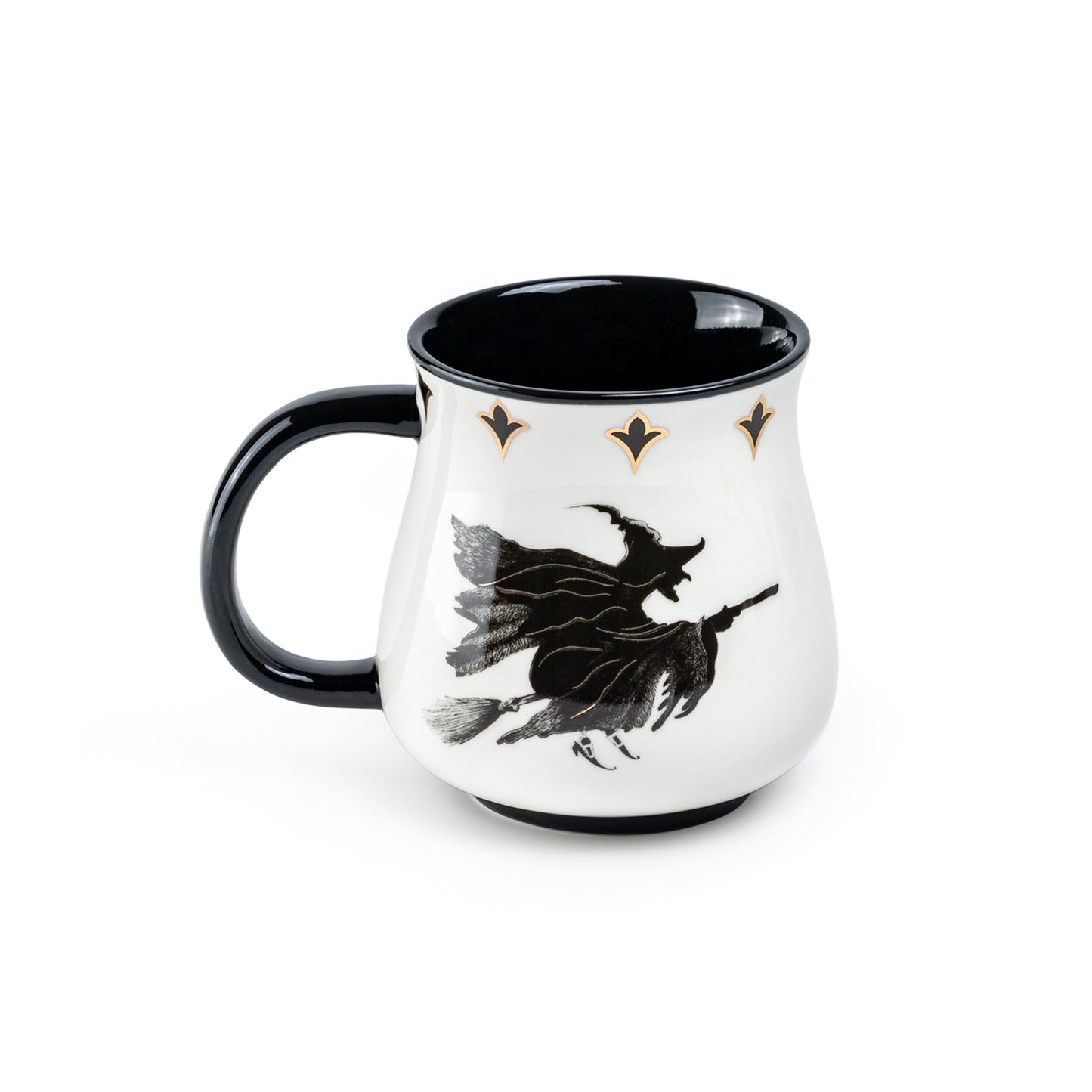 Halloween Witches Brew Mug with Flying Witch on the back