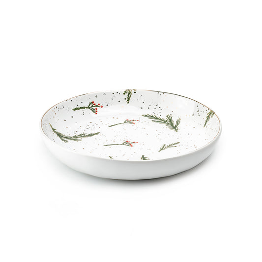 Holly Berries 10" Pasta Bowl