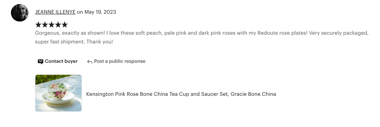 Kensington Pink Rose Bone China Tea Cup and Saucer
