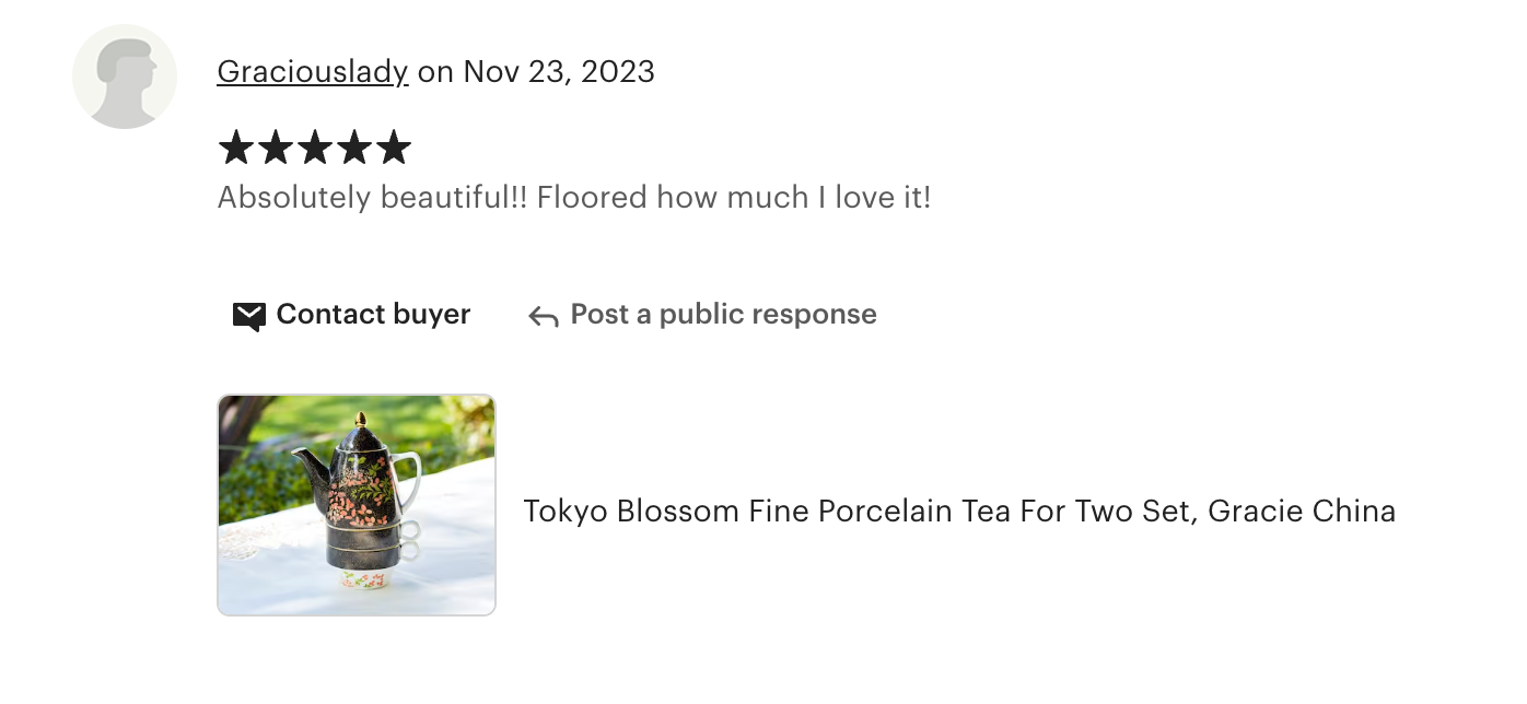 Tokyo Blossom Fine Porcelain Tea For Two Set