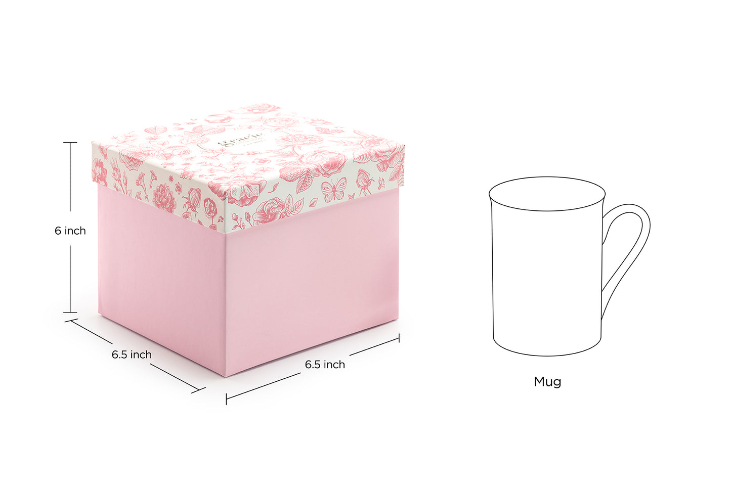 Flower Garden Pink Gift Box