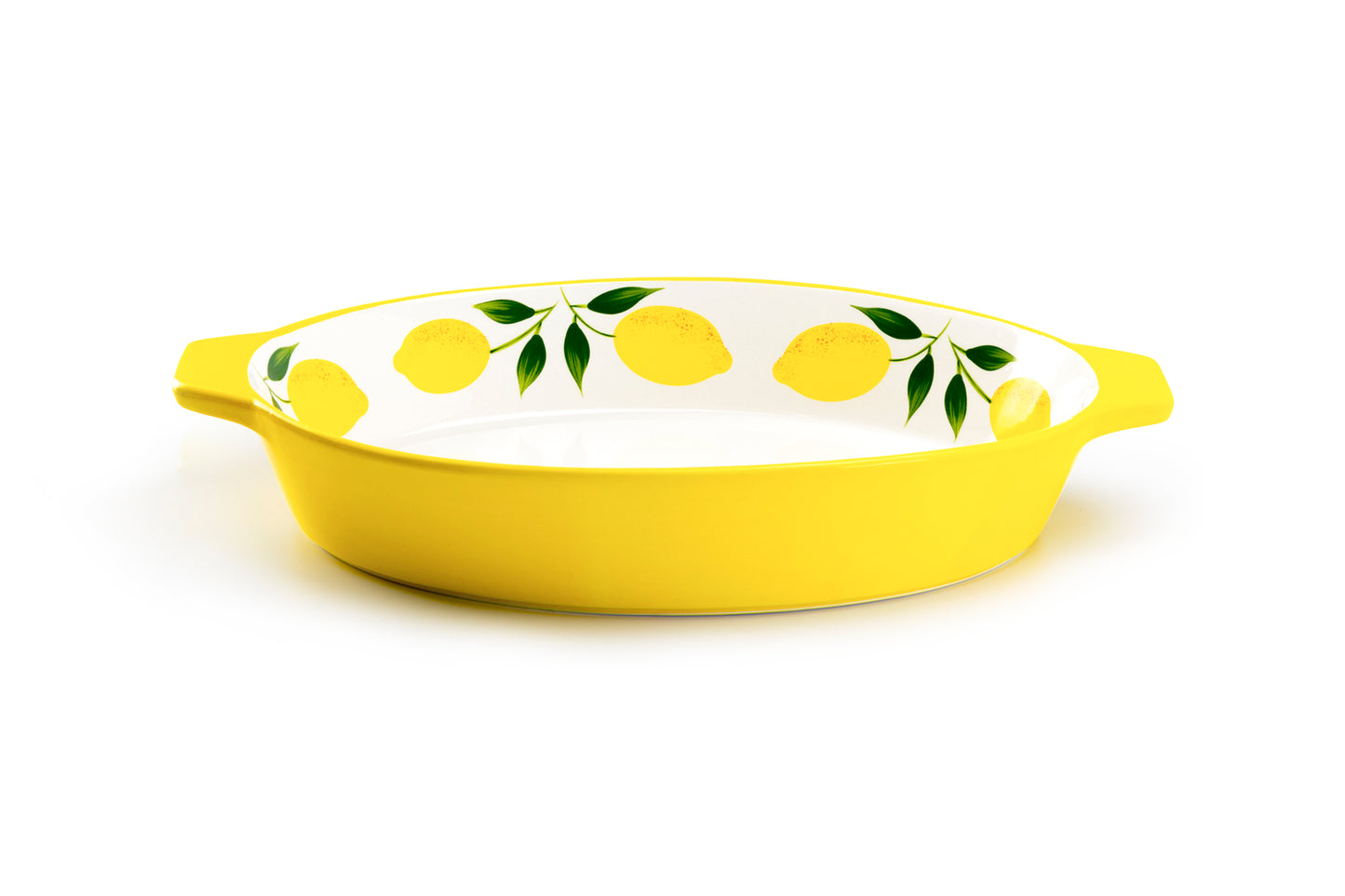 Terramoto Lemon Oval Baking Dish