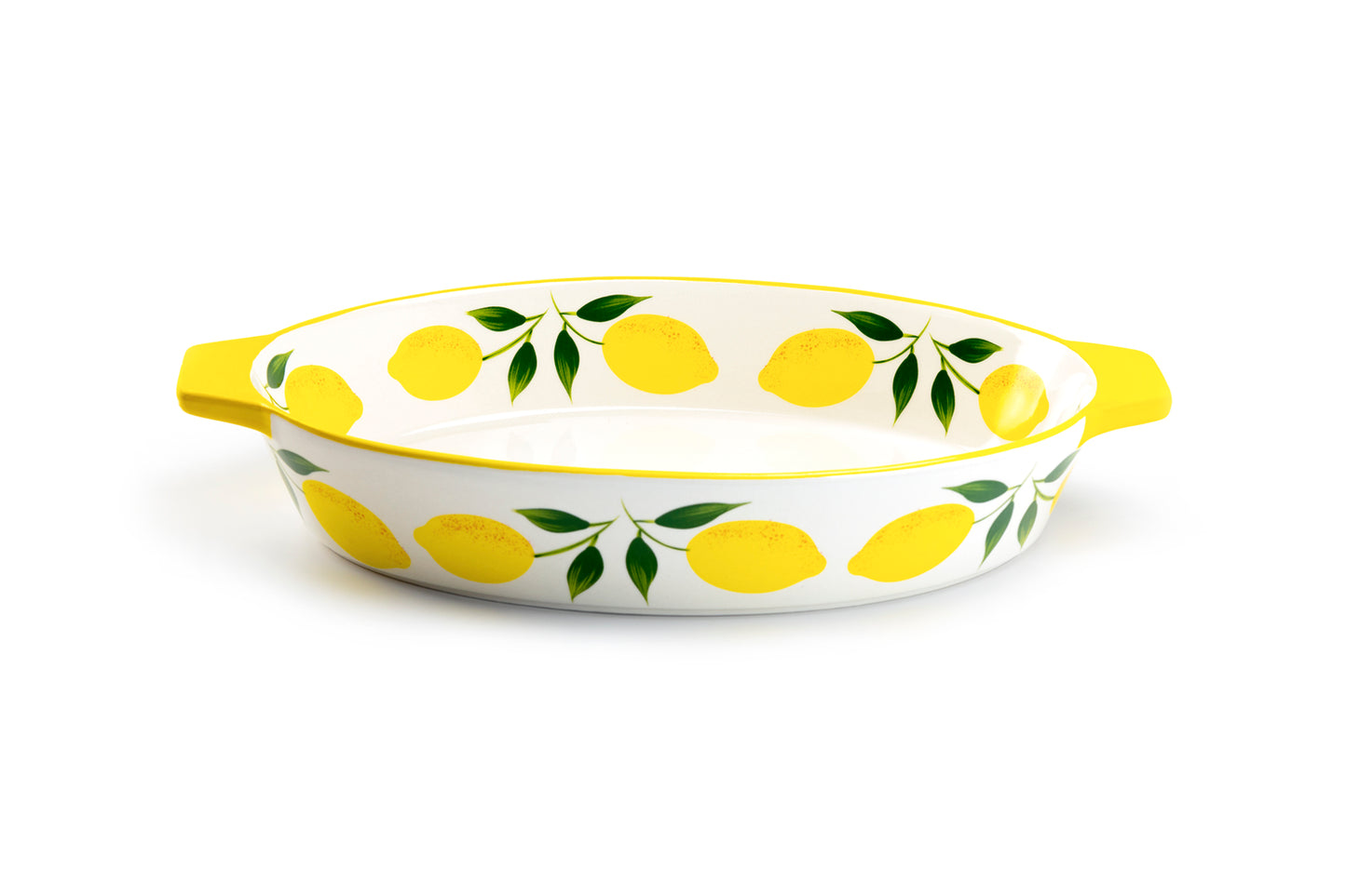 Terramoto Ceramic Lemon Oval Casserole