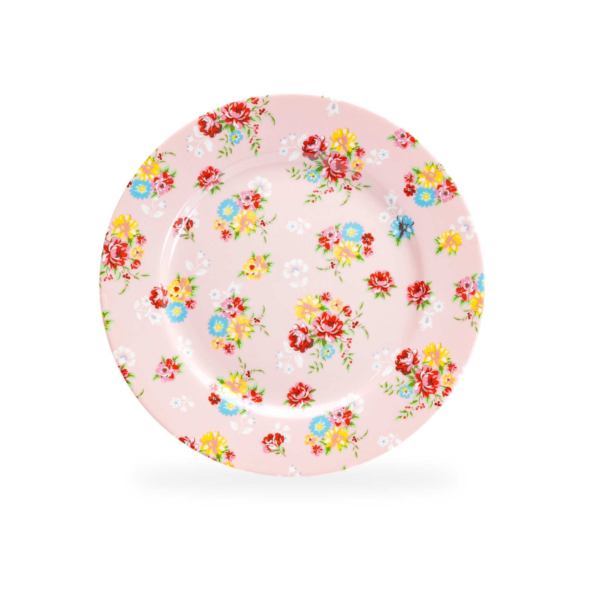 Grace Teaware 8" Pink Shabby Rose Dessert Plate