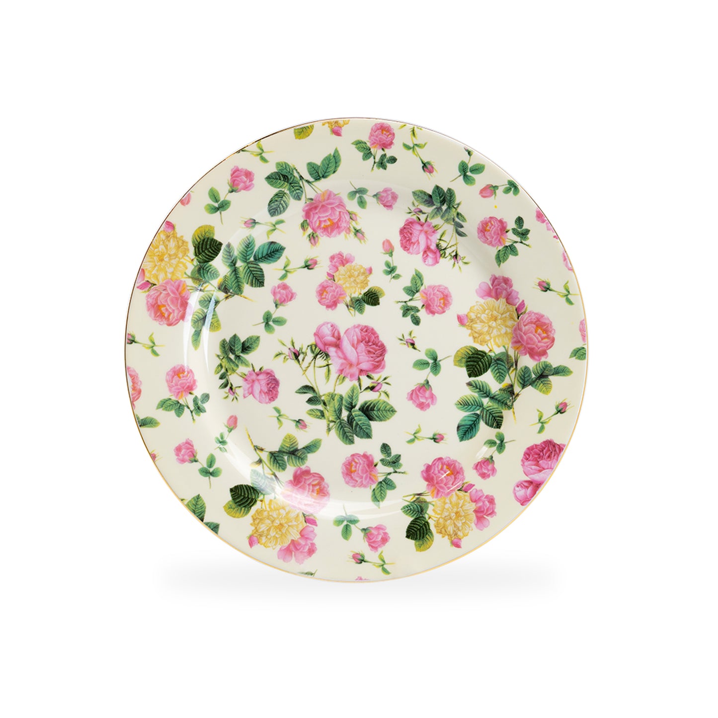 Rose Bouquet Chintz Dessert Plate