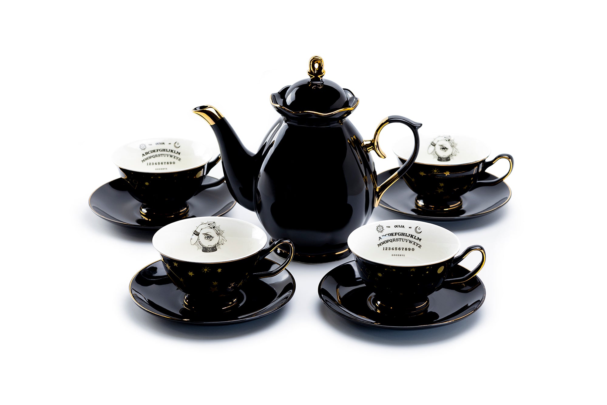 London Pottery Globe 4 Cup Teapot Gloss Black - Aldiss