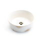Silver Gold Sunburst Fine Porcelain Pet Bowl - 2 Sizes Available