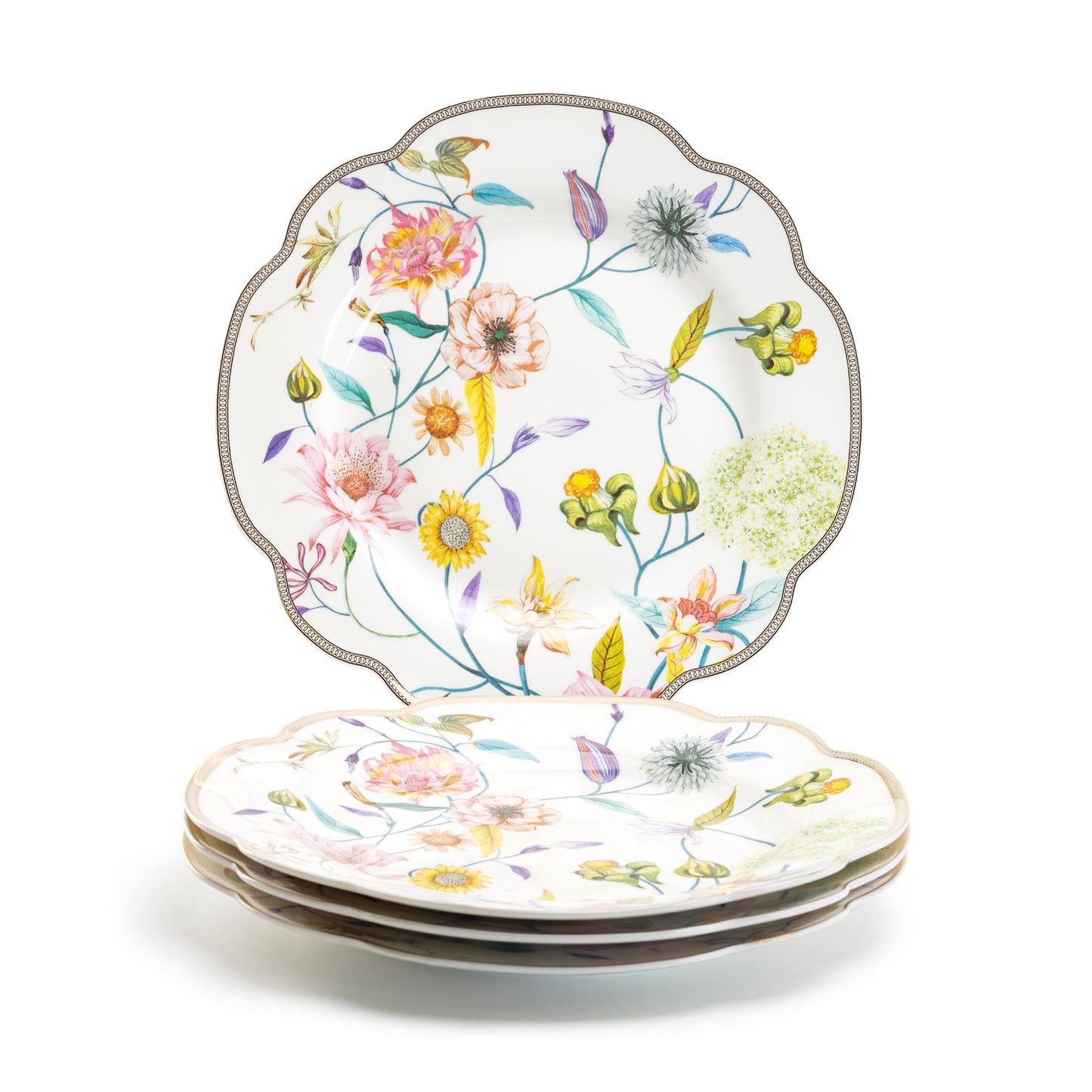 Spring Flowers Fine Porcelain Dessert/Dinner Plate