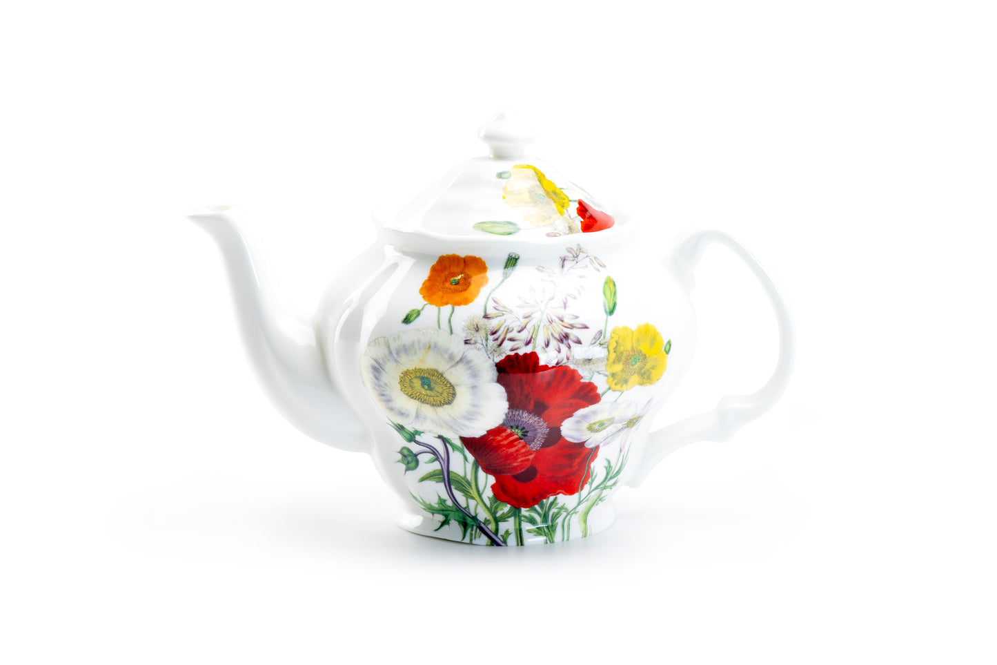 Stechcol Gracie Bone China Poppy Field Bone China Teapot