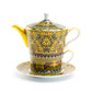 Stechol Gracie China Golden Moroccan Fine Porcelain Tea For One