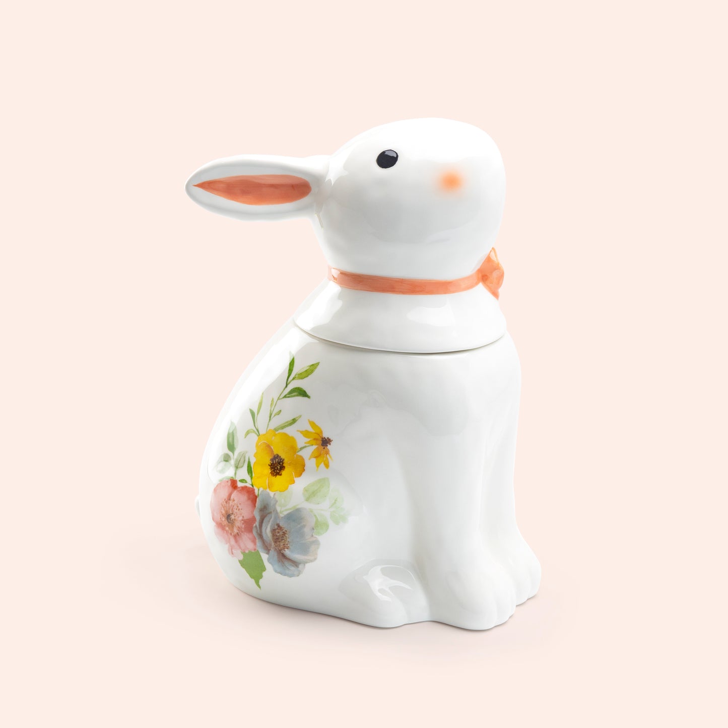 Potter's Studio Easter Floral Bunny Large Cookie Jar