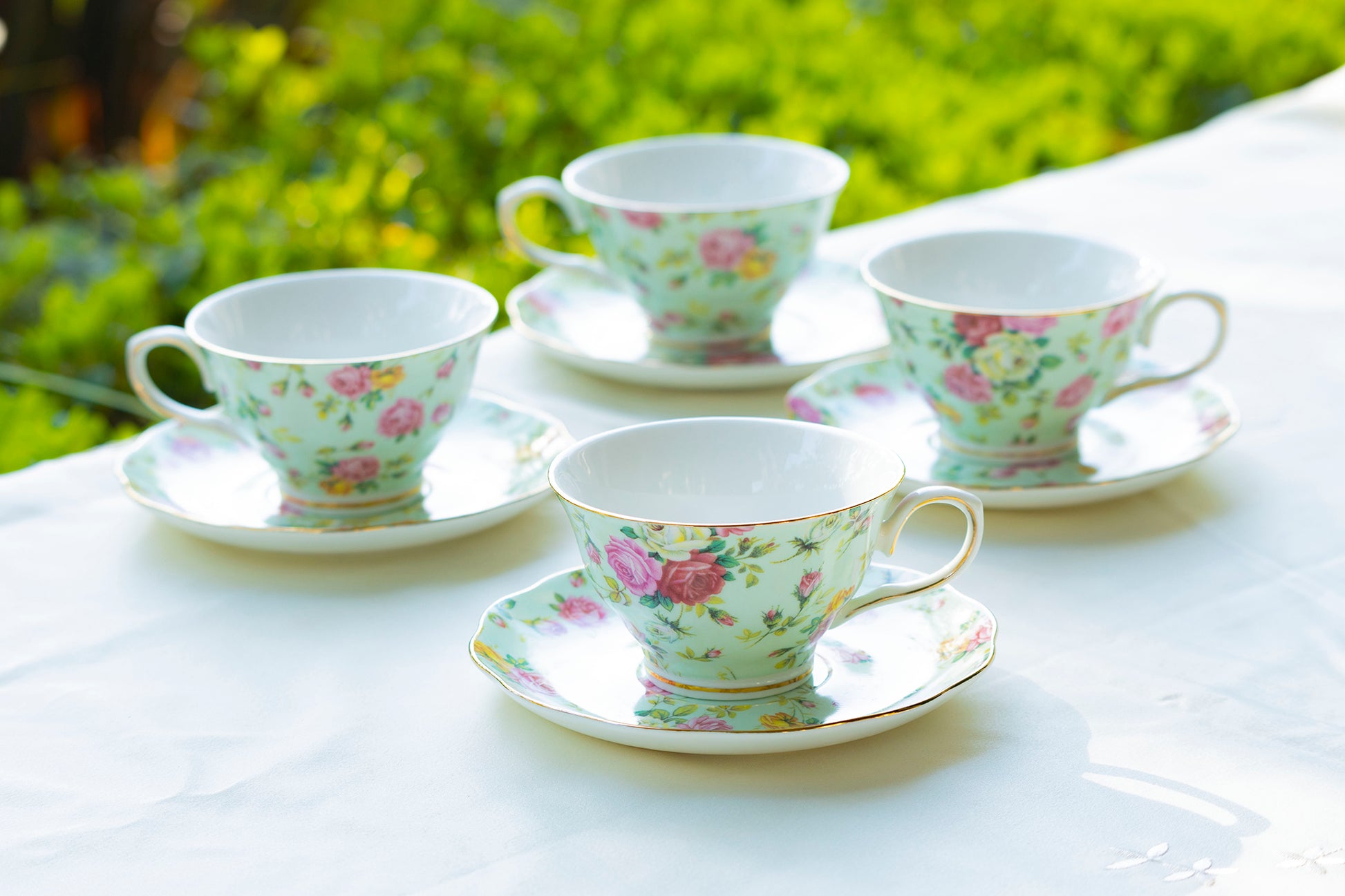 Tea Cup and Saucer Rose