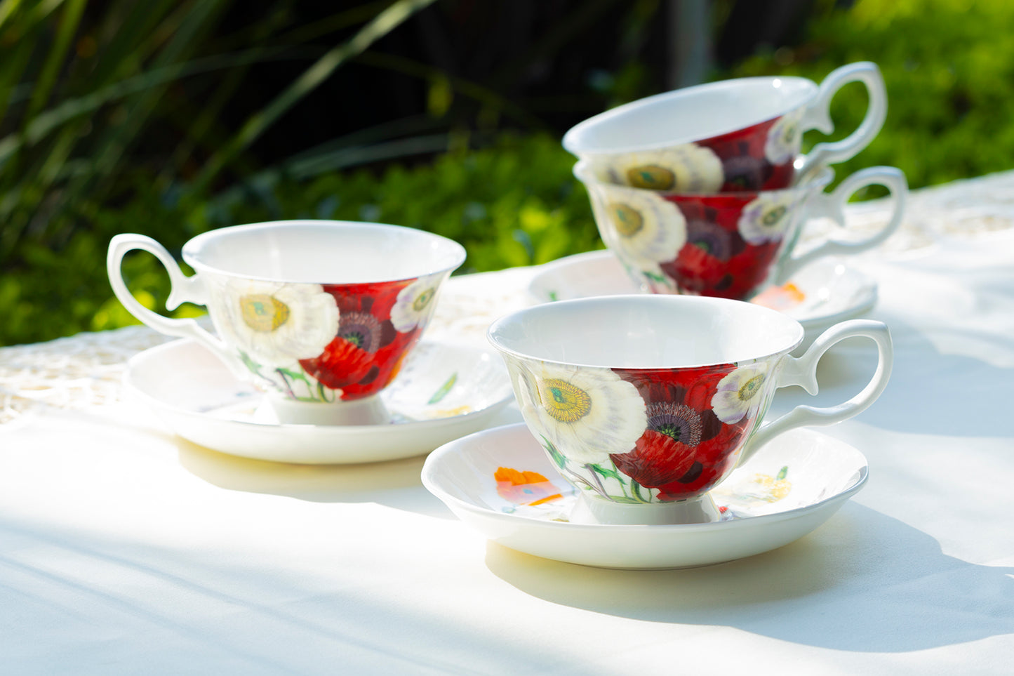 cup saucer set afternoon tea party