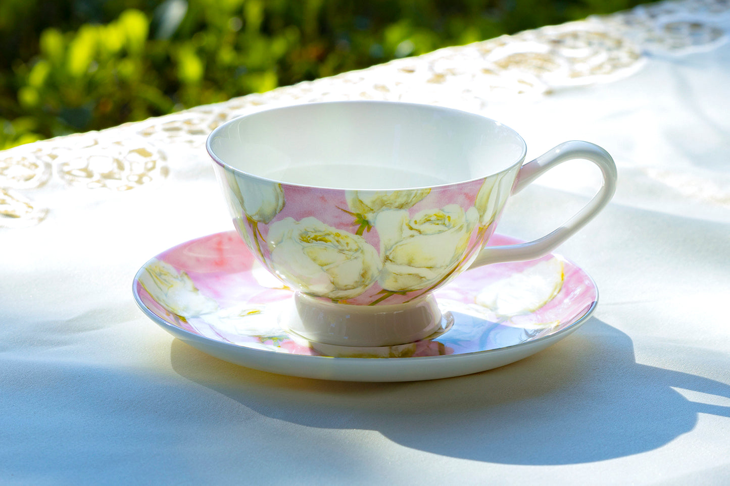 Bone China Rose tea cup