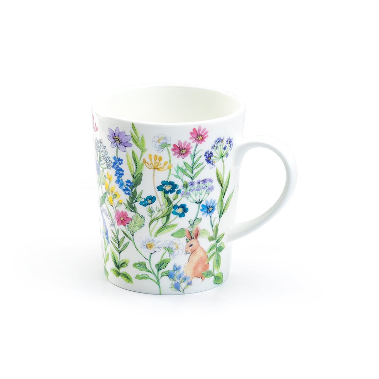 Gracie Bone China Spring Flower Bunny Mug