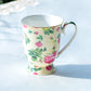 Gracie China Cream Rose Chintz Porcelain Mug