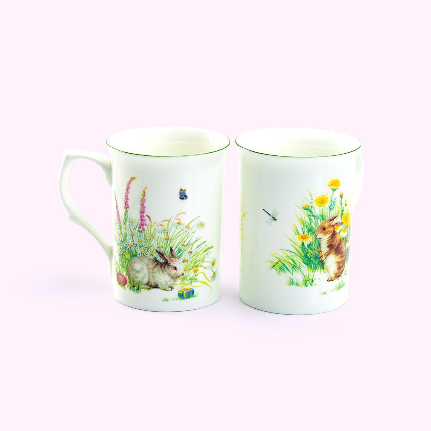 Easter Bunny Bone China Assorted Mugs