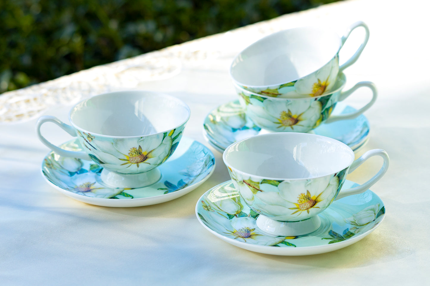 Magnolia Bone China Tea Set