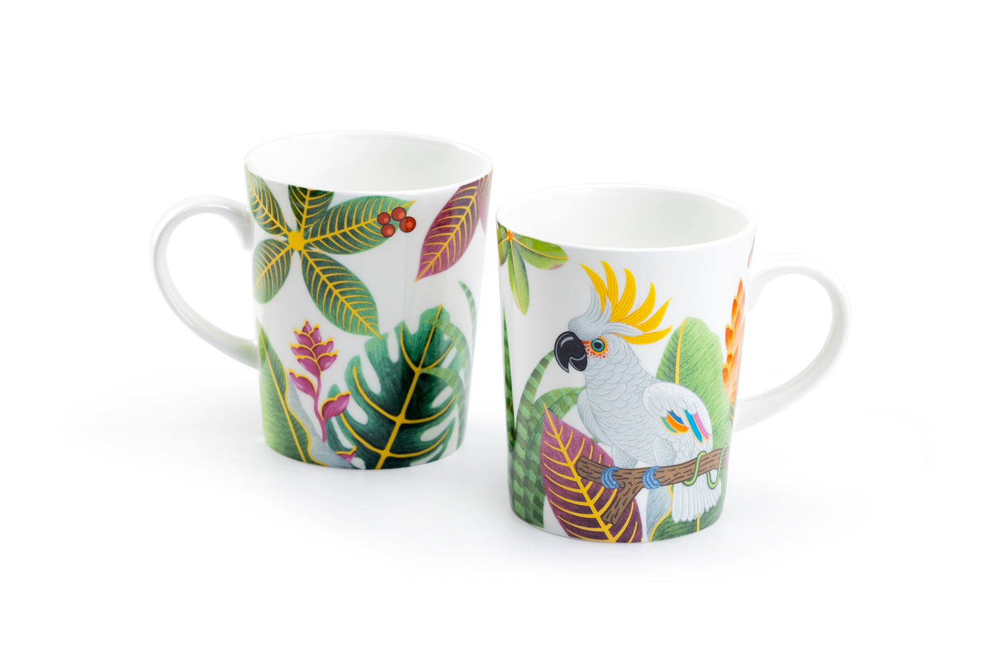 Stechcol Gracie Bone China Tropical Parrot Mug