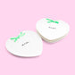 Grace Teaware Love Quotes Heart Shape Plates with Ribbon Tied wedding serve ware bridal shower