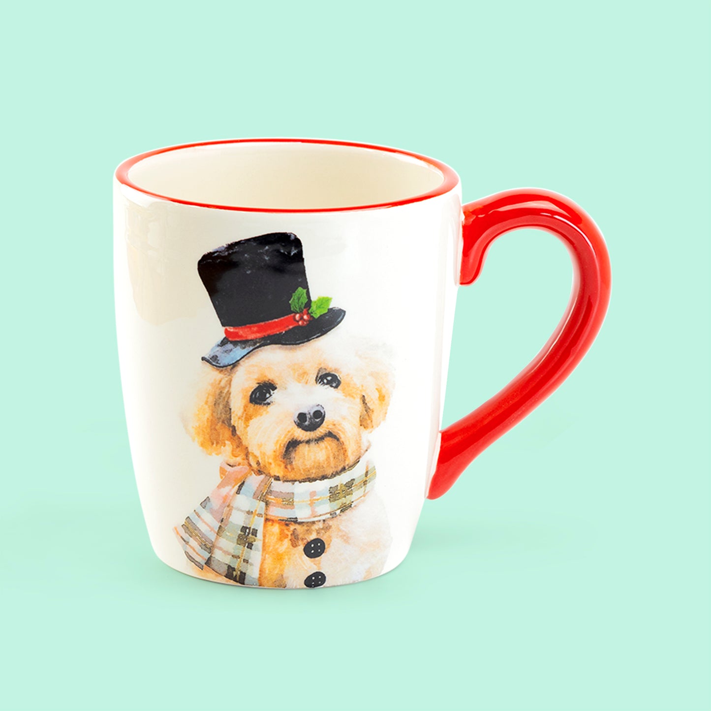 Merry Christmas Holiday Dog Mug