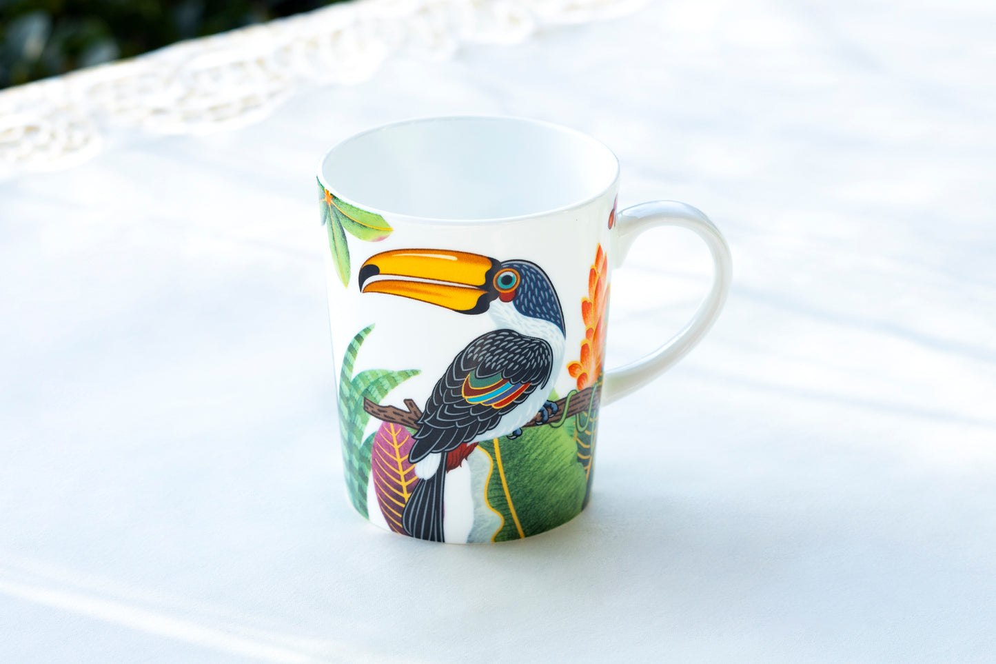 toucan tea coffee mug