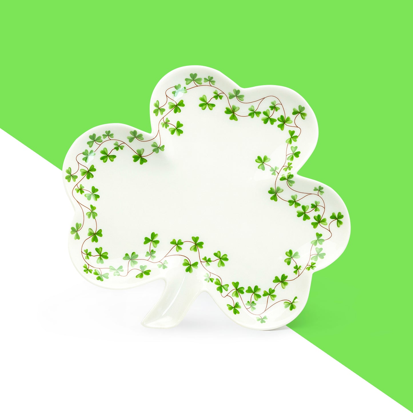 Shamrock Fine Porcelain Serving Plate