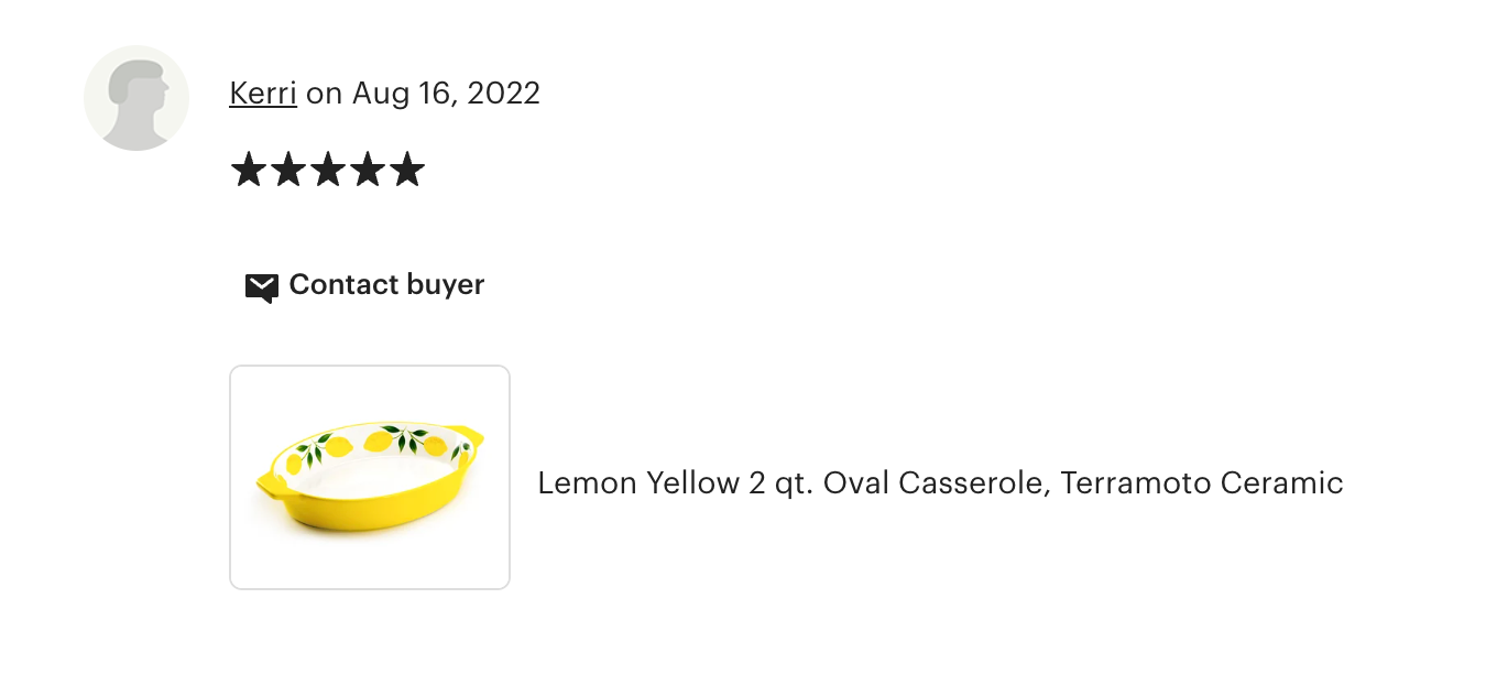 Lemon 2 qt. Oval Casserole