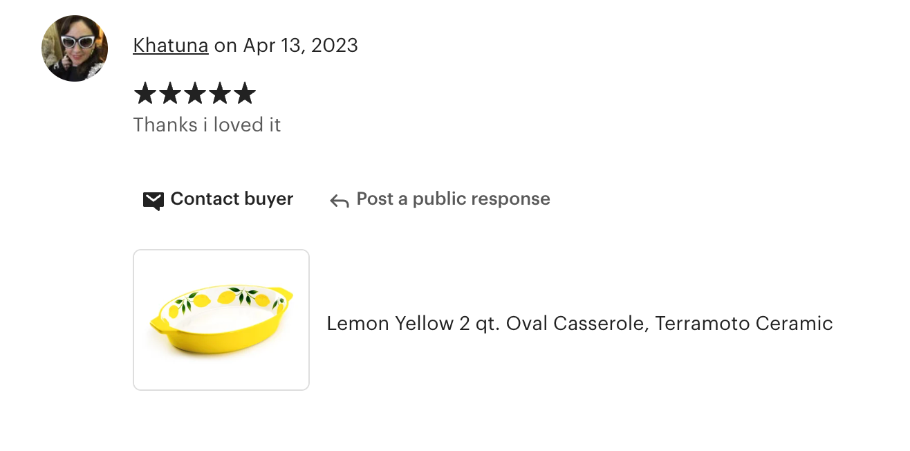 Lemon 2 qt. Oval Casserole